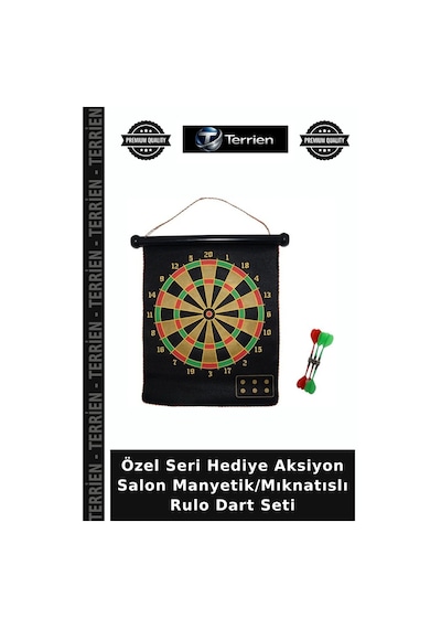 Özel Seri Hediye Aksiyon Salon Manyetik/mıknatıslı Rulo Dart Seti