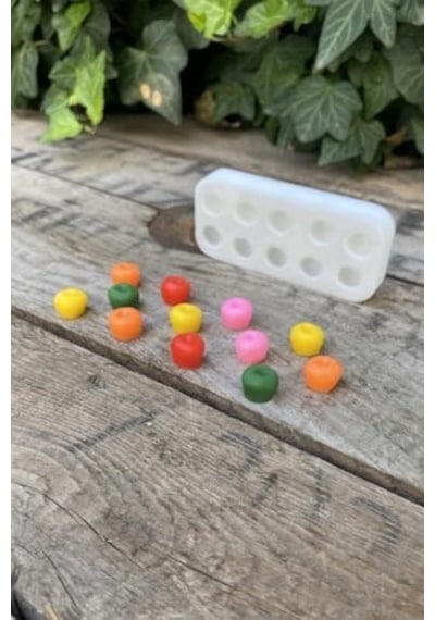 Yaban Mersini Onlu Mum Kalıbı Silikon Küçük Süsleme Kalıbı 1 Adet 10