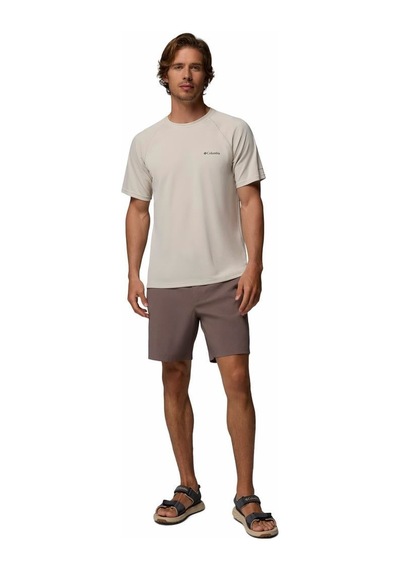 Columbia Alpine Chill Pro Erkek Teknik Kısa Kollu Tişört-9259 Kahverengi