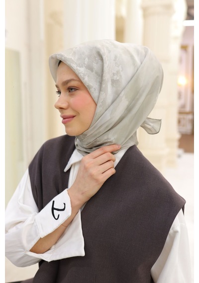 Silk Home Shiny Eşarp 75002-46 Yeşil Bej, Bej