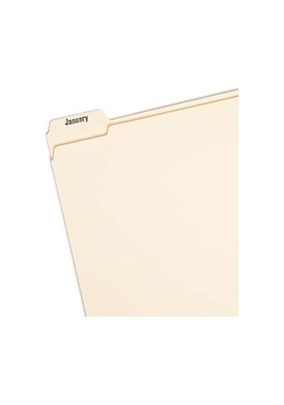 Düzenleyici Set Aylık Jan-aralık Klasör Güçlendirilmiş 1 5-cut Tab Size Manila 12 Pro Set Navigasyon Cihazı