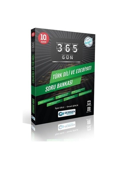 Gezegen Yayınları 10. Sınıf 365 Gün Türk Dili Ve Edebiyat Soru Ba