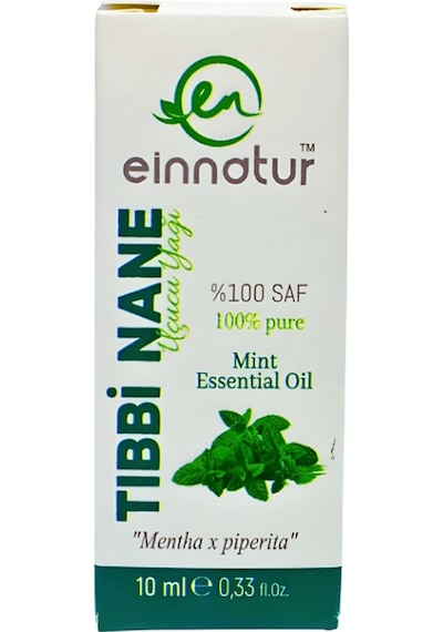 Einnatur Nane Uçucu Yağı % 100 Saf Mentha X Piperita Essential Oil Mentol 10 ML