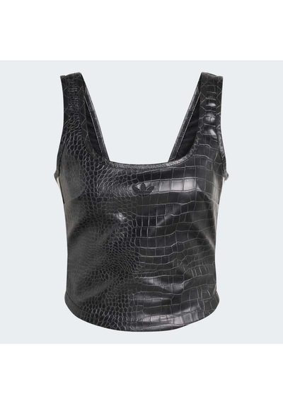 Adidas Ke5041 Pleather Corset Kadın Tişört Siyah