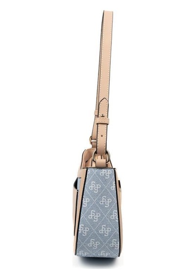 Silver Polo Sp1132 Kadın Çapraz Çanta Monogram Mavi-ten