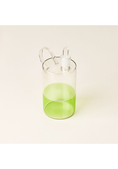 Gauzy Borosilikat Cam Yağlık - Şeffaf / Yeşil - 500 Ml Çok Renkli