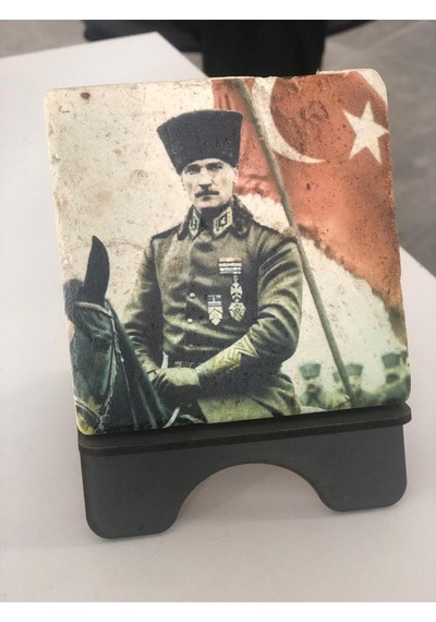 Atatürk Mermer Tablo Özel Koleksiyon Ofis & Ev Dekoru Anlamlı Hediye