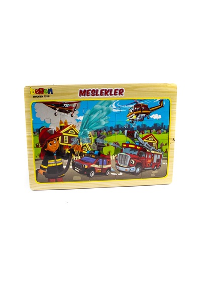 Ahşap Puzzle Meslekler 20 Parça Puzzle Çarpım Tablosu