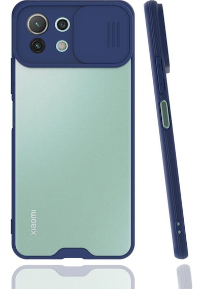 Nettech Xiaomi Mi 11 Lite Uyumlu Platin Kamera Kızaklı Arka