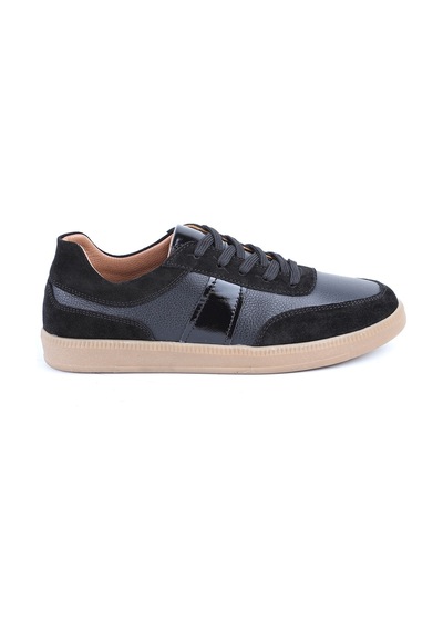 Libero L081.804 Hakiki Deri Süet Detaylı Bal Rengi Termo Taban Kadın Retro Sneaker Ayakkabı Siyah Libero L081.804 Hakiki Deri Süet Detaylı Bal Rengi Termo Taban Kadın Retro Sneaker Ayakkabı Siyah