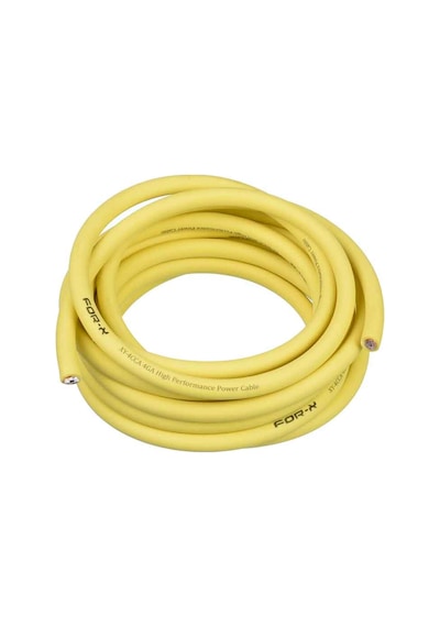 FOR-X 4 GA Profesyonel Seri Kalın Oto Amfi Kablo Seti XY-4KIT