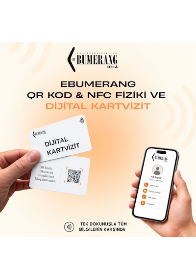 Hazır Al Kullan - Ebumerang Qr Kod & Nfc Fikizi Ve Dijital Kartvizit