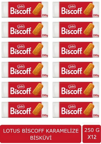 Biscoff Karamalize Bisküvi 250 G X 12