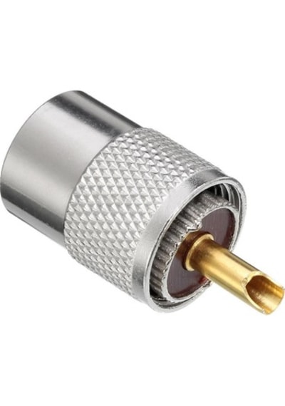 Rg58 Cu 50 Ohm Koaksiyel Kablo Uhf Erkek - Uhf Erkek Konnektörler Tak Kullan 2 Metre