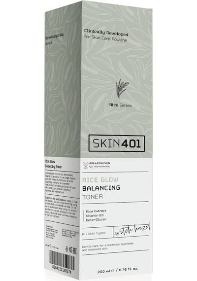 Skin401 Pirinç Özlü Aydınlatıcı Dengeleyici Tonik 200ml
