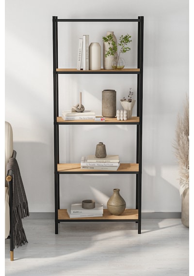 5 Raflı Kitaplık Dekoratif Kitaplık Metal Kitaplık Ofis Kitaplığı Aksesuar Rafı Efes Safir Meşe Safirmeşe 5 Raflı Kitaplık Dekoratif Kitaplık Metal Kitaplık Ofis Kitaplığı Aksesuar Rafı Efes Safir Meşe Safirmeşe