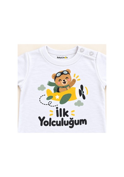 Babylimon İlk Yolculuğum Beyaz Kısa Kollu Çıtçıtlı Bebek Zıbını Beyaz - İlk Yolculuğum - 928161923 Beyaz - İlk Yolculuğum Babylimon İlk Yolculuğum Beyaz Kısa Kollu Çıtçıtlı Bebek Zıbını Beyaz - İlk Yolculuğum - 928161923 Beyaz - İlk Yolculuğum