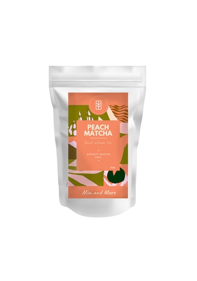 Peach Matcha - Şeftali Aromalı Matcha, 50 Gr