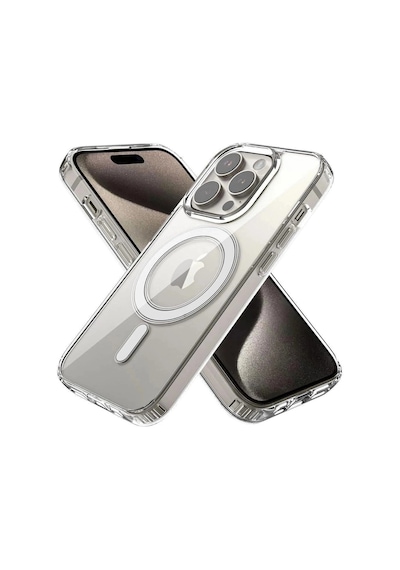 İphone 16 Pro Max Magsafe Özellikli Şeffaf Iq Silikon Kılıf Koruyucu Kapak Cep Kapağı çok renkli