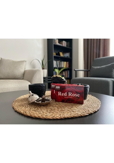 Red Rose Kırmızı Gül Kokulu Konik Tütsü