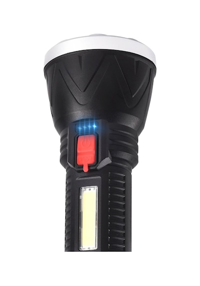 POWERMASTER CL-W09 9+1 LEDLİ + MİNİ DİSKO TOPLU ŞARJLI EL FENERİ Siyah