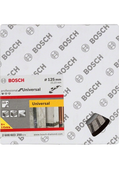 Bosch 9+1 Standard For Universal Turbo Elmas Kesme Diski 125 mm - 2608603250
