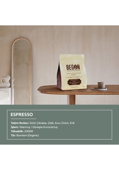 Begon Kahve Nord Kivu Premium Espresso Öğütülmüş Kahve 250 G