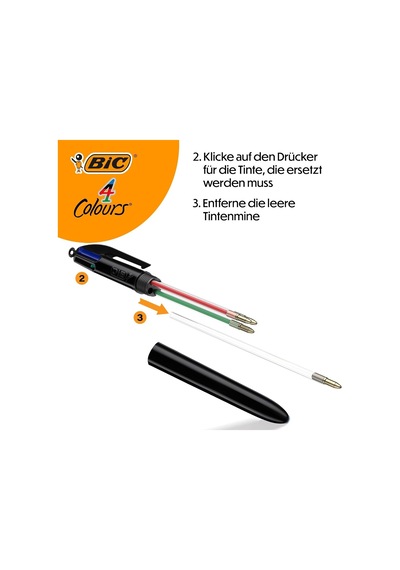 Bic 4 Renk Tükenmez Kalem Pro 1.0 Mm 902129 Genel