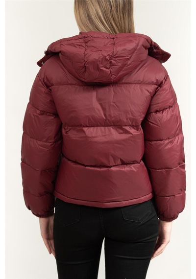 Calvin Klein Essential Midweight Puffer Kadın Mont-10836 Kırmızı