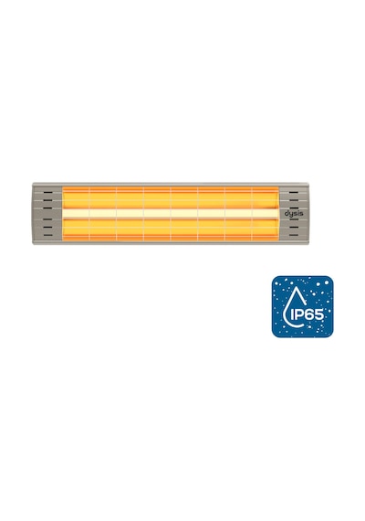 Dysis DH-7486 Art Plus Karbon Serisi IP65 Suya-Toza Dayanıklı 2300 W Bej İç/Dış Mekan Isıtıcı