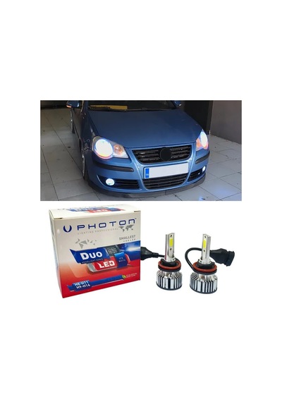 Vw Polo Mk4 Led Xenon Kısa Far Ampulü H7 Duo Yeni Seri Beyaz 2000-2010