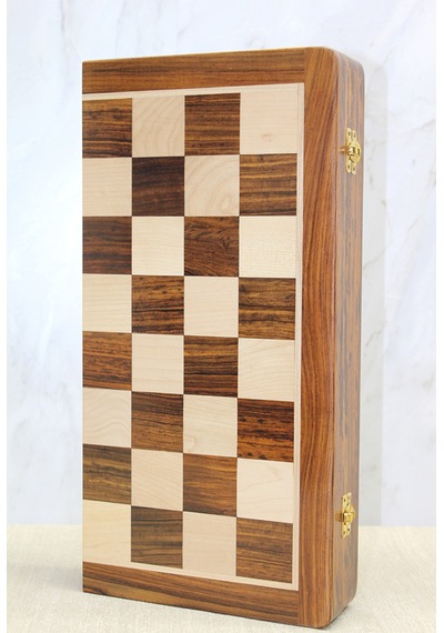 2 Adet Satranç Oyunu Ahşap Katlanabilir Kutulu Mıknatıs Taşlı 40 Cm, Foldable Wooden Chess Set, Magnetic Pieces