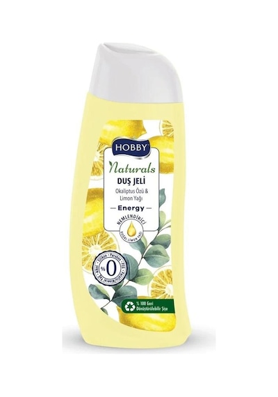 Hobby Duş Jeli Naturals Energy Okaliptus Özü Limon Yağı 500 Ml