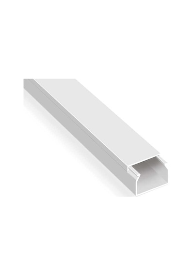 1m Kendinden Yapışkanlı 25x16mm Kablo Kanalı Kolay Montaj Temiz Görünüm Pvc Kablo Gizleyici