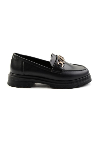 Bambi Siyah Kadın Loafer Ayakkabı K01997010609 Siyah