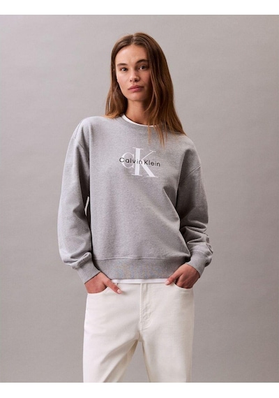 Calvin Klein Ls Mnlg Frnch Trry R, P79-8531 Heroic Grey Heather