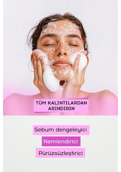Velvatura Aloe Vera & Gül Suyu Özlü Yüz Temizleme Köpüğü 200 ML