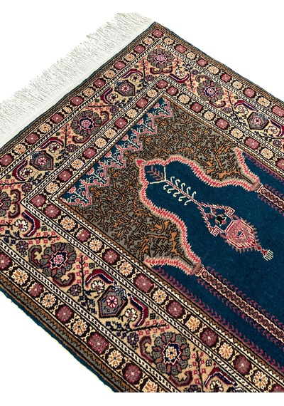 El Dokuma Bünyan Halısı Seccade 90x140 Su Yeşili Yün Namazlık El Dokuma Bünyan Halısı Seccade 90x140 Su Yeşili Yün Namazlık