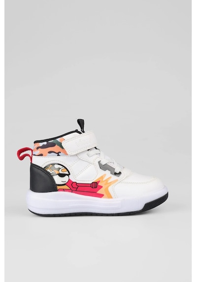 Vicco Dragus Erkek Çocuk Işıklı Taban Rahat Hafif Ortopedik Bot Beyaz