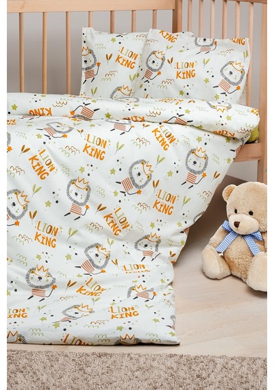 Cotton Collection Pamuk Bebek Nevresim Takımı Lion