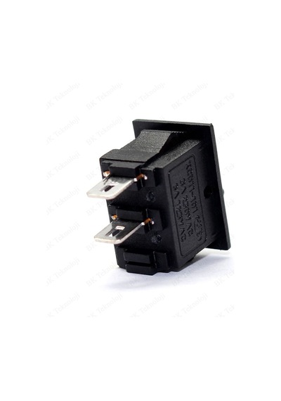 2 Pin Mini Rocker On/off Işıksız Power Anahtar