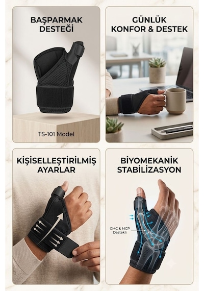 Başparmak Tespit Ateli De Quarvin Standart Ayarlanabilir