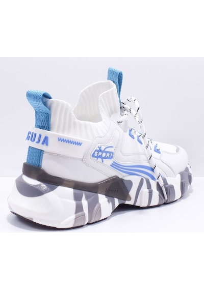 24k573-4 Guja Beyaz Sneaker Siyah