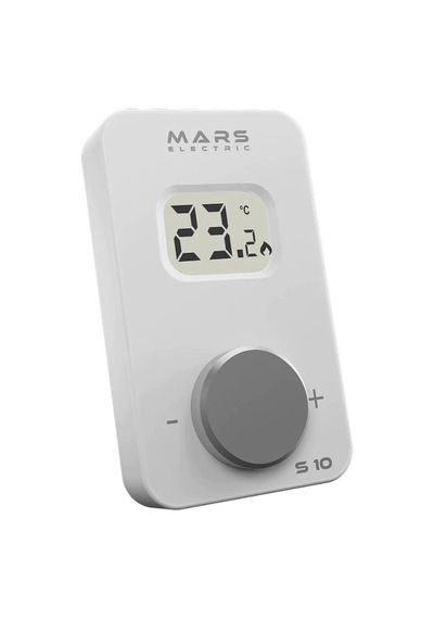 Mars S10 Kablosuz Oda Termostatı Beyaz + Purjör