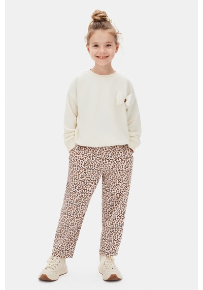 Xo Kids Kız Çocuk Sweatşirt 4-8 Yaş 39515 Krem
