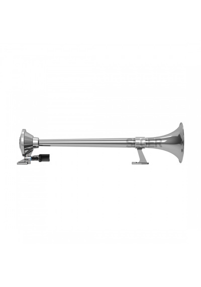 Seger 24 Volt 57 Cm Krom Tek Borulu Marin Havalı Korna