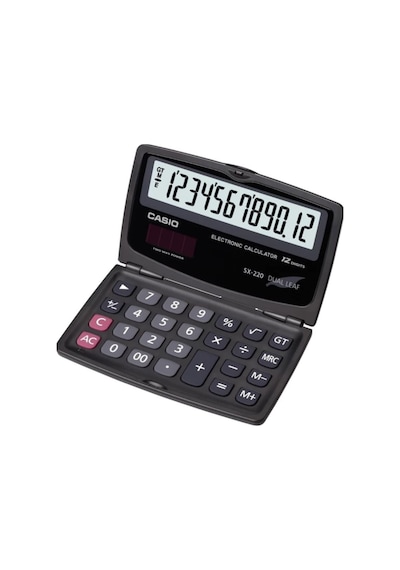 Casio SX-220 Cep Tipi 12 Hane Hesap Makinesi