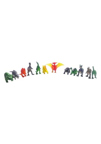 12'li Paket Mini Dinozor Oyuncak Seti - Eğitici Hayvan Figürleri - Çocuklar İçin Plastik Figür Seti Hayvanlar