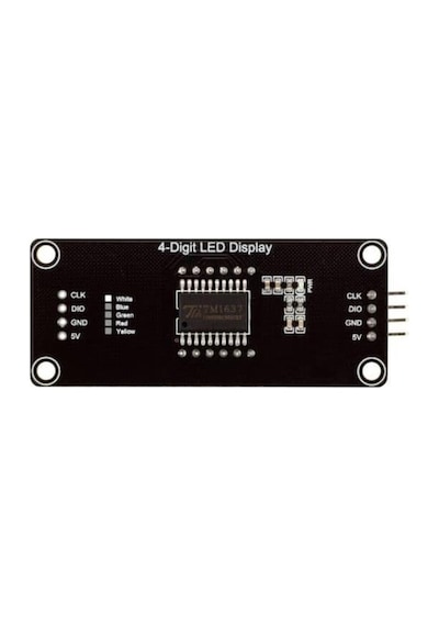Tm1637 4 Digit Led Display Saat Modülü - Beyaz
