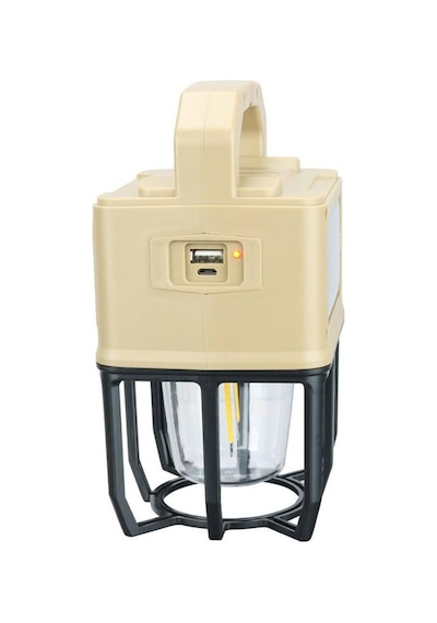 Powermaster Pm-26460 Çok Fonksiyonlu Solar Kamp Lambası Güneş Panelli Masa Lambası Ve El Feneri Diğr